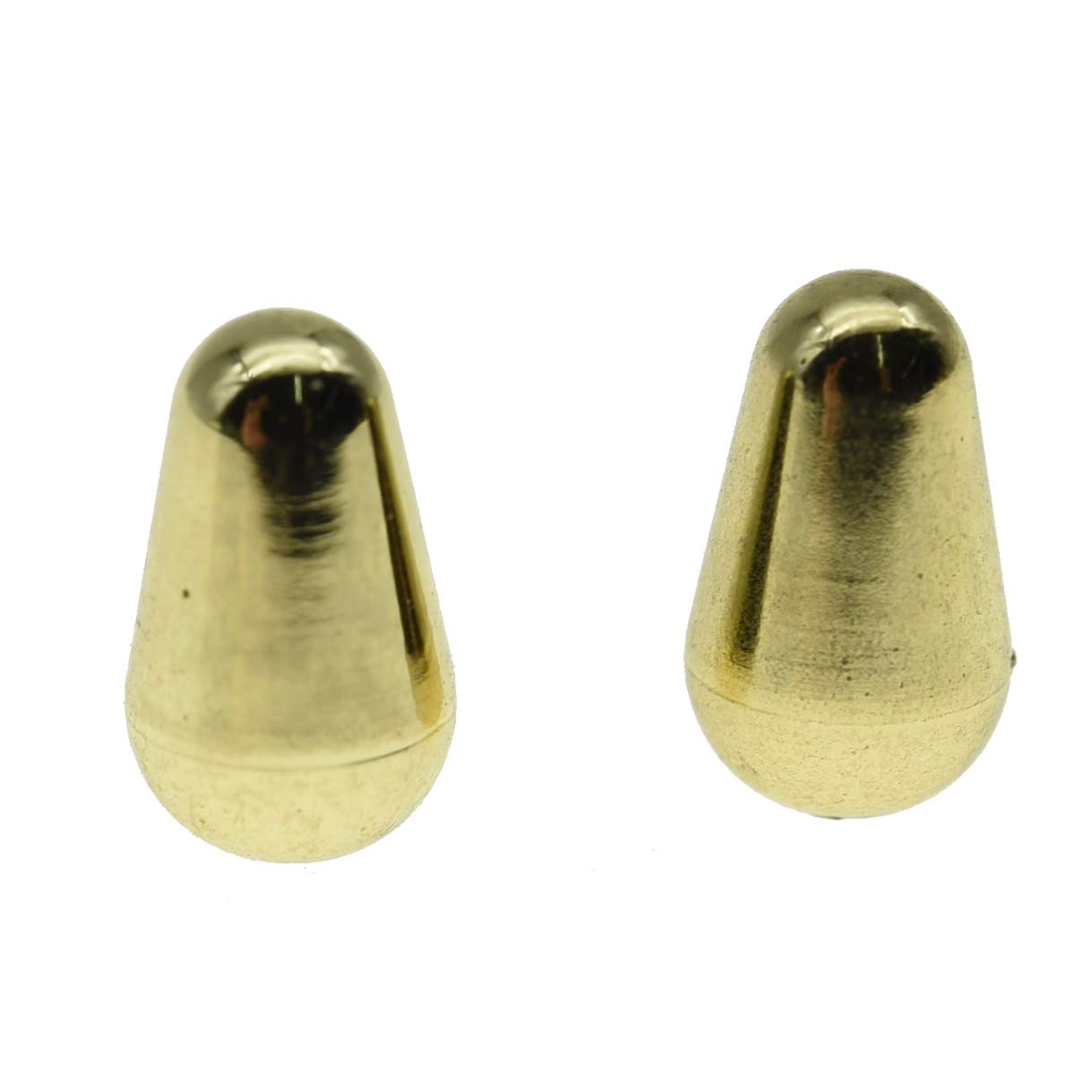 Dopro 2Pcs Guitar 5 Way Pickup Switch Tip Switch Cap Switch Knob Fits Usa Fd Strat/Tele/Stratocaster Gold