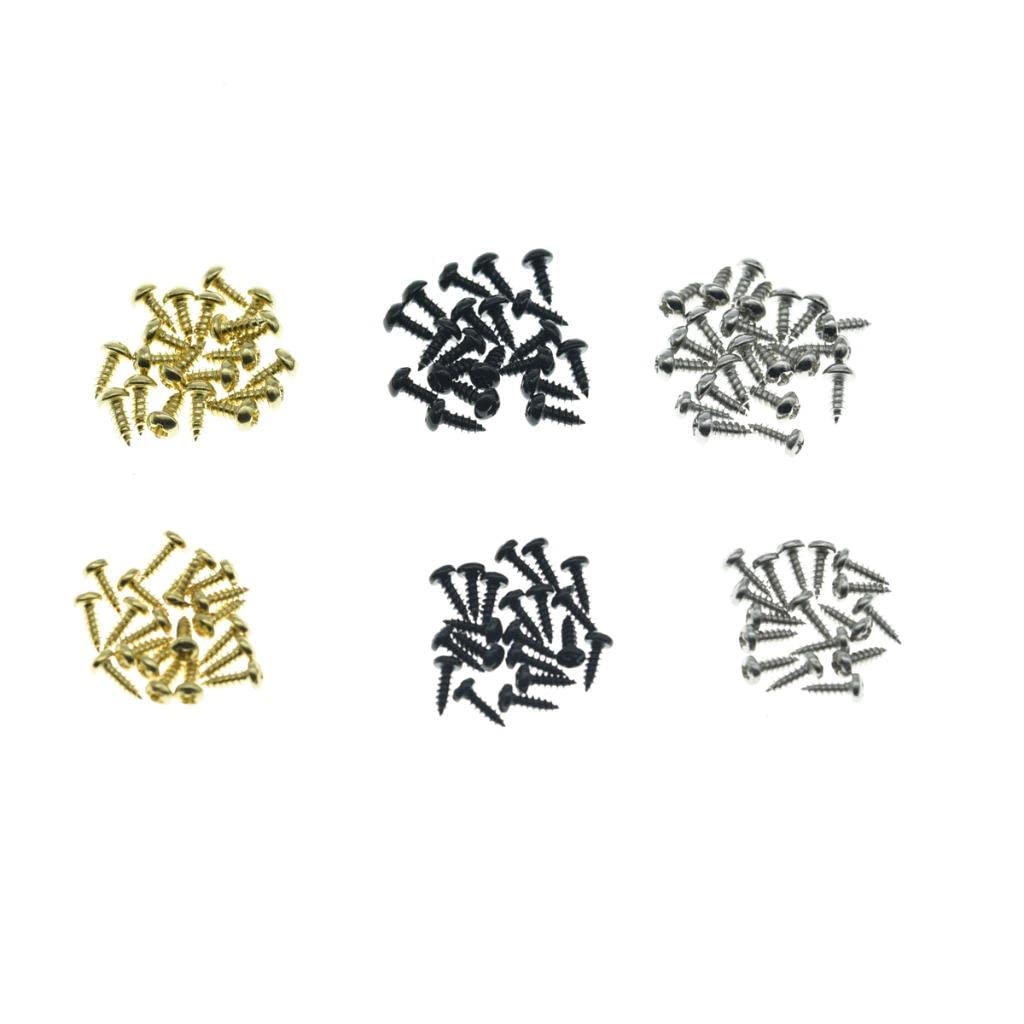 Dopro 20X Stainless Steel American #2 X 1/4 Phillips Head Truss Rod Cover Screws Guitar Truss Rod Cover Screw For Import Style L