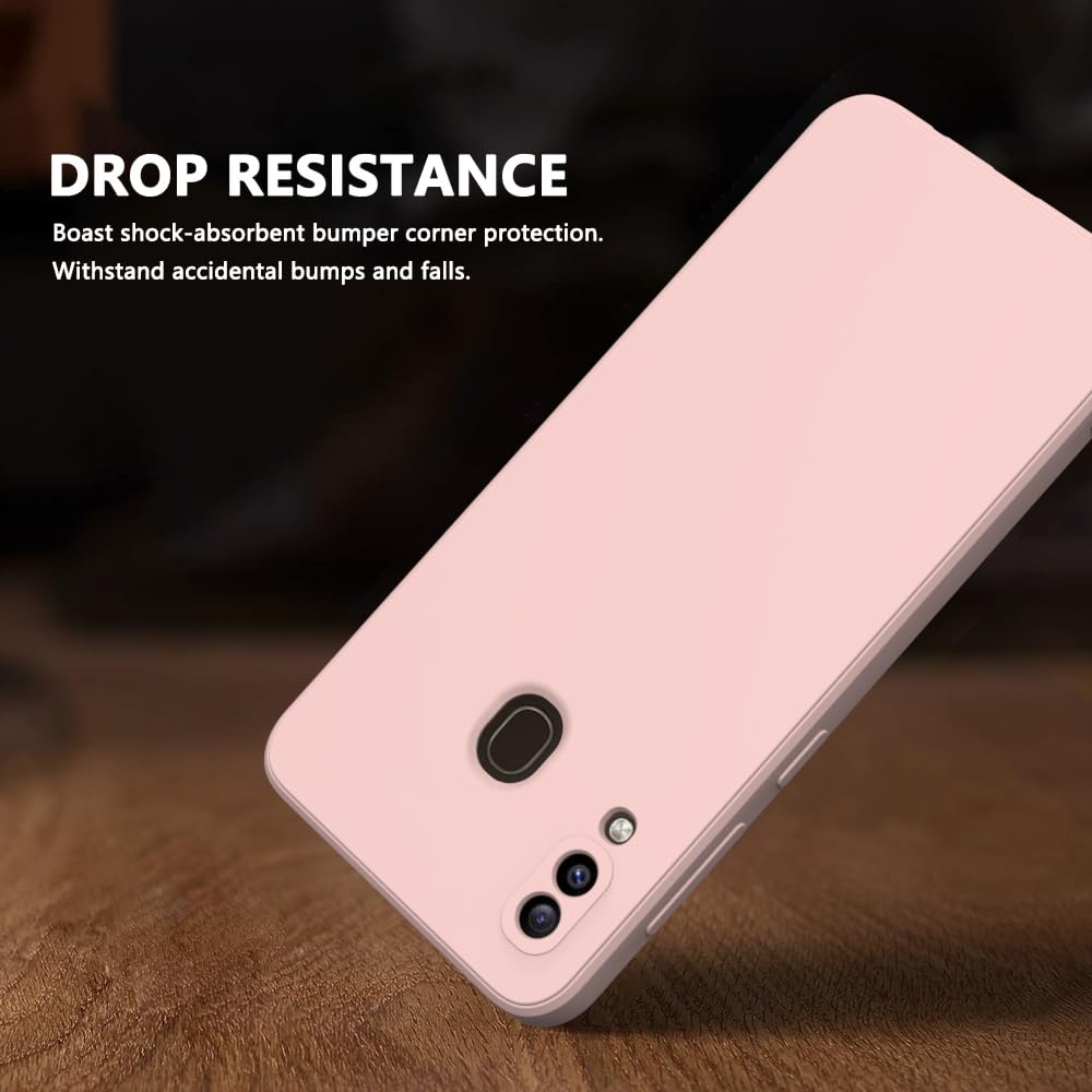 Wogroo For Samsung Galaxy A20 Case Pink, A30 Case Scratch Resistant With Soft Touch, Slim Thin Phone Cover For Samsung Galaxy A2