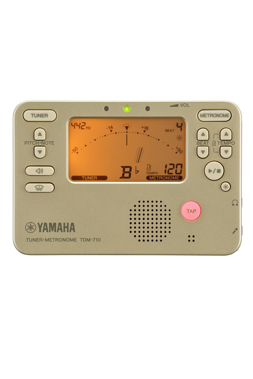 Yamaha Tdm 710Gl Tuner Metronome Gold Tuner Metronome Can Be Used Simultaneously With Tuner And Metronome For Daily Practice, So