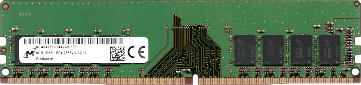 Micron Mta8Atf1G64Az-2G6E1 8Gb Ddr4 2666Mhz Memory Module - Memory Modules (8Gb, 1X 8Gb, Ddr4, 2666Mhz, 288-Pin Dimm)