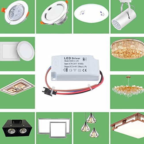 Acxico 2 Pcs Led Driver Power Supply 8 12W Ac 110V 220V