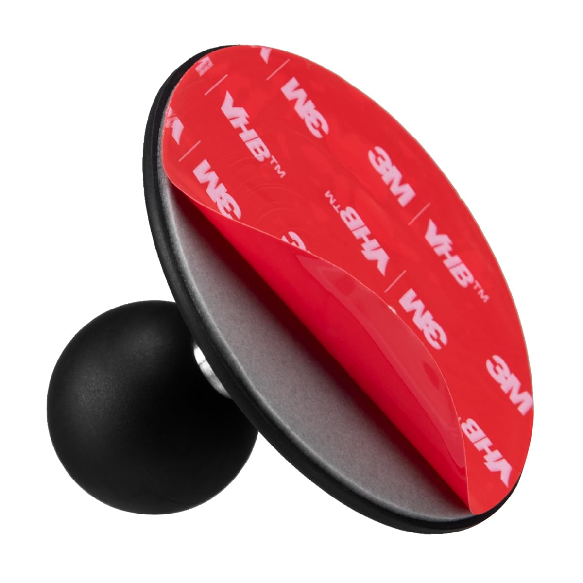 Fanaue Flex Adhesive Ball Base Compatible With Ram Mounts B Size Double Socket Arm, 1'' Ball Head Adapter For Motorcycle Phone M