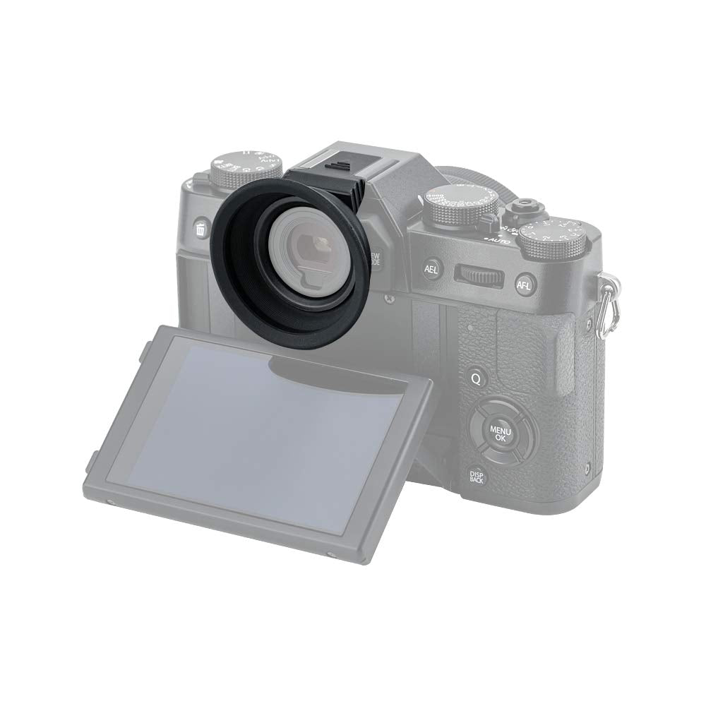 Kiwifotos Ke-Xt20 Large Soft Silicon Camera Eye Cup Eyepiece For Fuji X-T30 X-T20 X-T10, Xt30 Eyecup Eye Piece, Hot Shot Eyecup