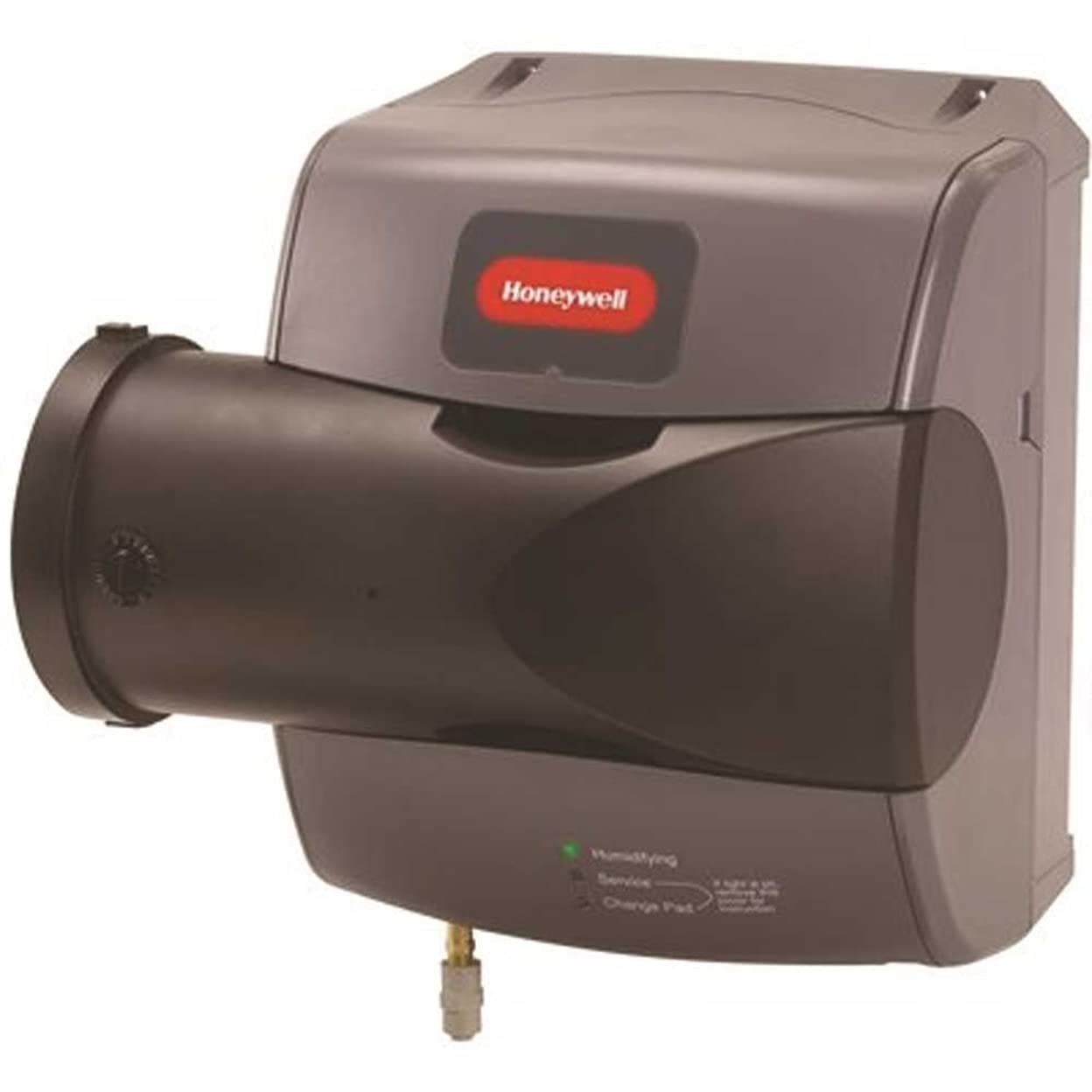 Furnace Humidifier, 2,500 sq. ft., Drain Bypass, Gray