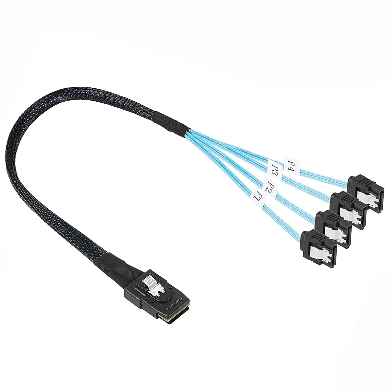 Twozoh Internal Mini Sas To Sata Cable 3.3Ft