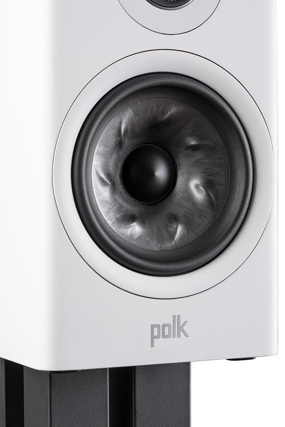 Polk Audio Reserve R100 Small Bookshelf Speaker For Dynamic, Detailed Home Theater Audio, 1 Pinnacle Ring Tweeter & 5.25 Turbine
