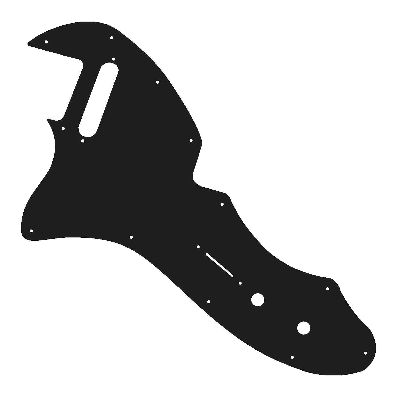 1Pcs Yootones Guitar Scratch Plate Thinline Tele Pickguard Compatible With 69 Telecaster Telecaster Thinline Re Issue Guitar Par