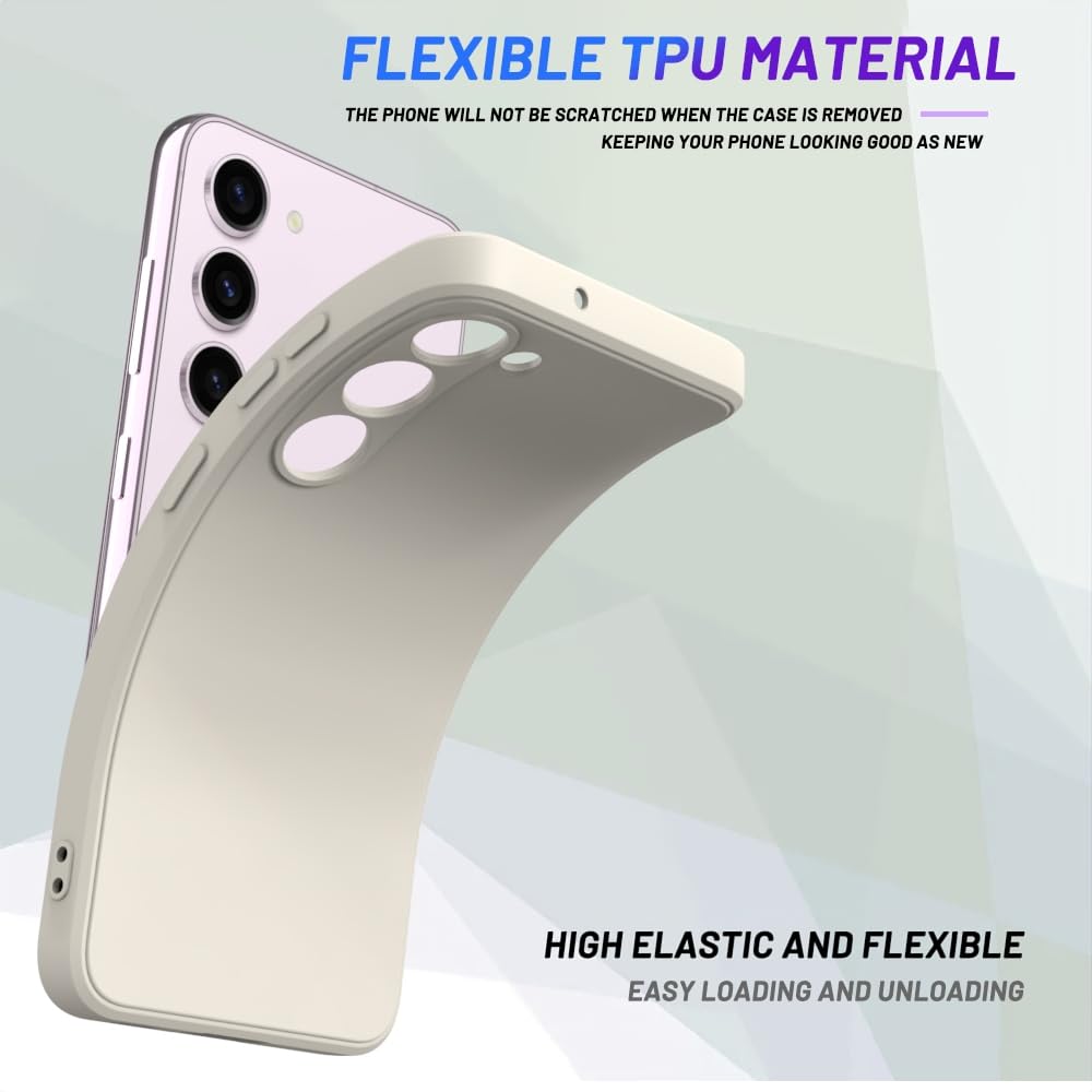 Wogroo For Samsung Galaxy S24 Plus Case White, Scratch Resistant With Soft Touch, Slim Thin Phone Cover For Samsung Galaxy S24 P