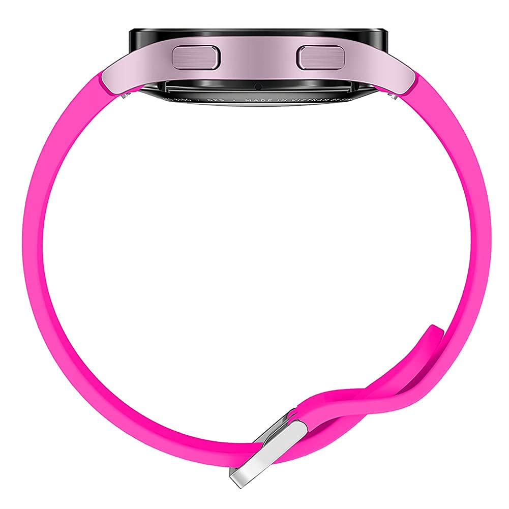 Bands Compatible With Samsung Galaxy Watch 5 40Mm 44Mm 5 Pro 45Mm Band, 20Mm Soft Silicone Watch Band Replacement Strap For Gala