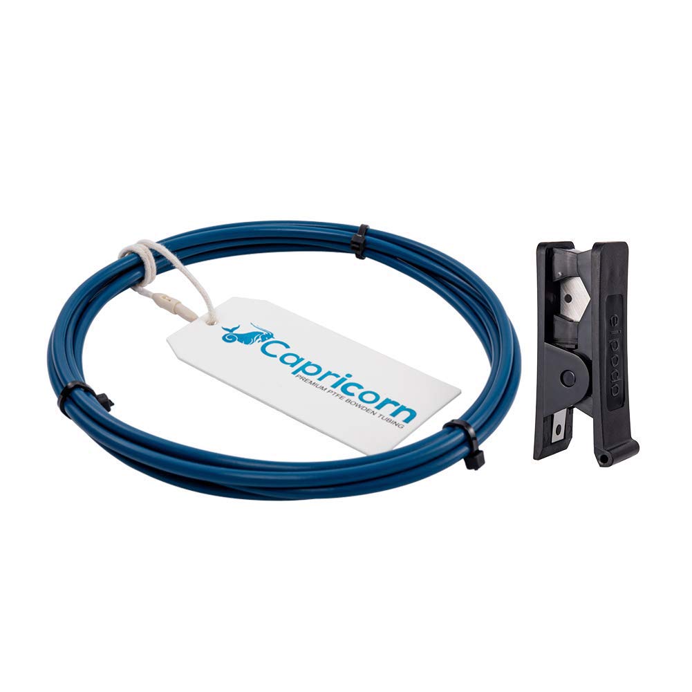Creality Capricorn 2 Meters Xs Series Low Friction Ptfe Bowden Tubing For 1.75Mm Filament With Ptfe Tube Cutter For Creality End