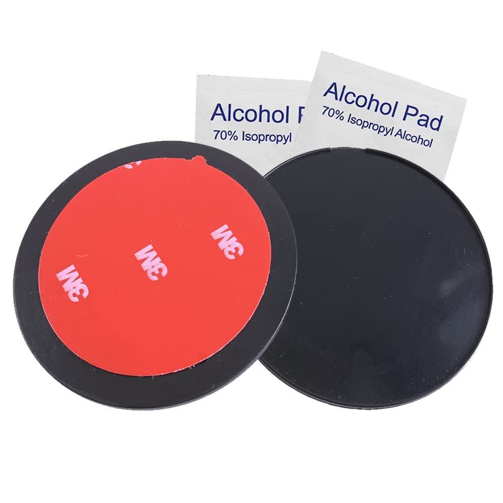 Randconcept   70Mm Adhesive Dashboard Pad Mounting Disk With Adhesive For Suction Cup Phone Mount & For Garmin Gps Suction Mount