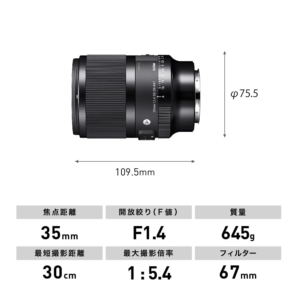 35Mm F1.4 Dg Dn For L- Mount