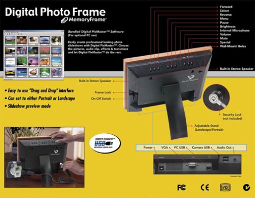 Digital Spectrum Usb Digital Photo Frame (8X10)