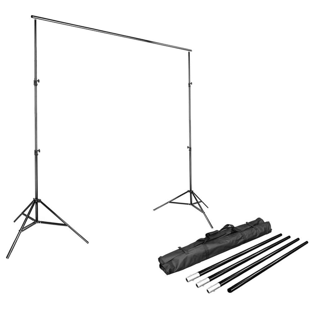 LimoStudio Large & Heavy Duty 10 x 9.8 feet Sturdy Backdrop Stand for Background Screen, Extra Height Large Backdrop Support Sys