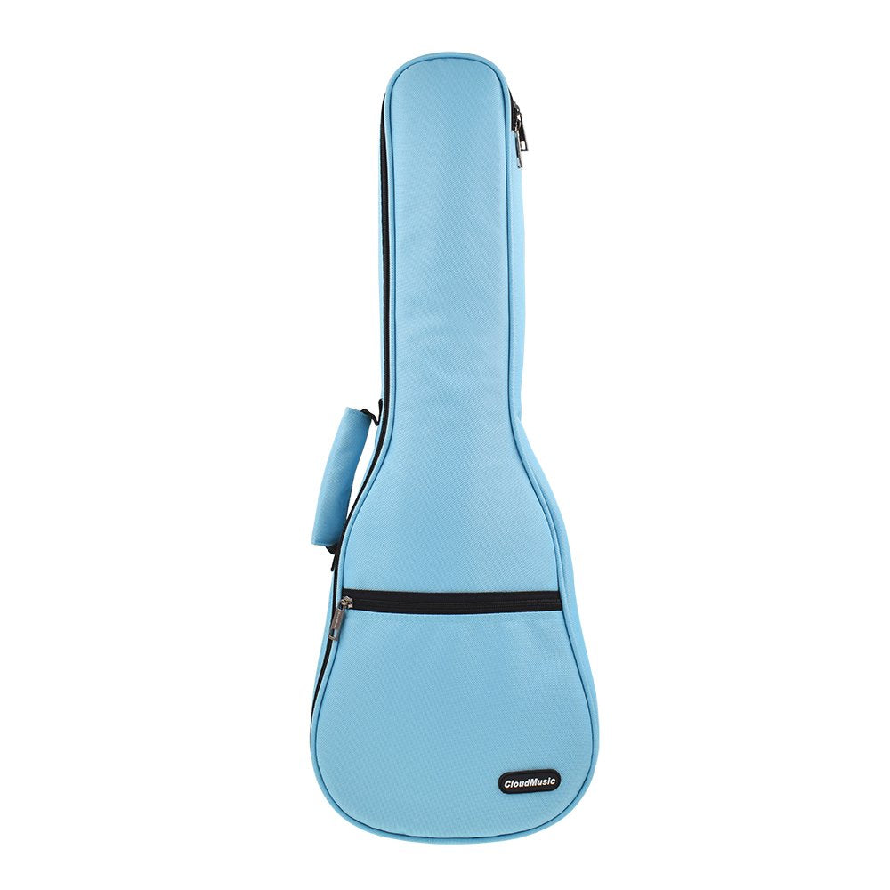 Cloudmusic Ukulele Case 10Mm Padded Ukulele Backpack Case Soprano Concert Tenor Ukulele Case Black Blue Grey (Tenor, Blue)