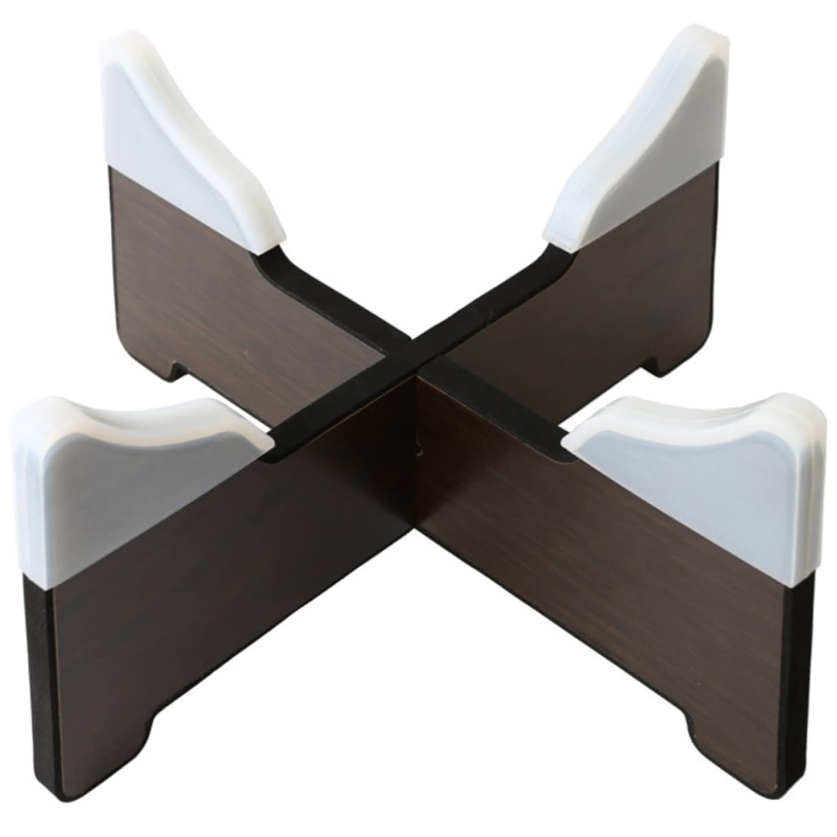 EXCLUZO Wooden Bracket Tongue Drum Display Stand Wood Tongue Drum Holder Drum Rack Stand Floor Stand Tongue Drum Foldable Suppor