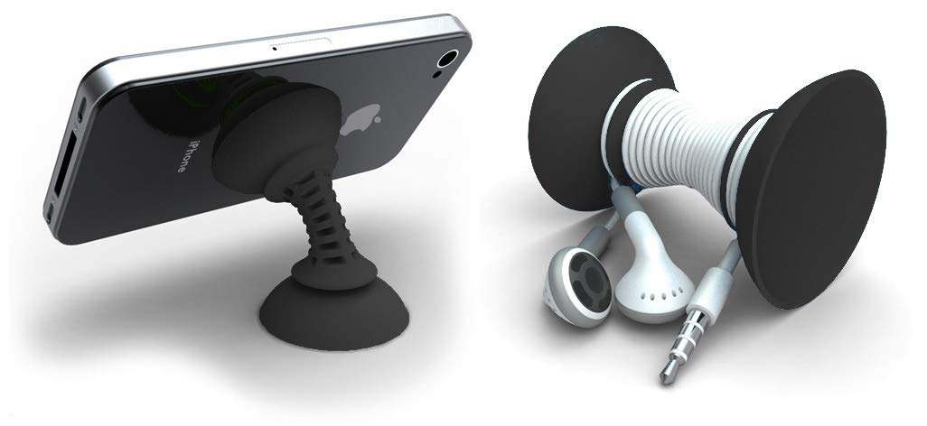 Stkr Concepts Simple Sucker   Flexible Smartphone Mount   Black