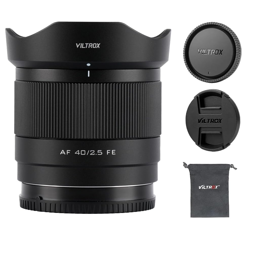 VILTROX AF 40mm f2.5 f/2.5 FE Mount Lens for Sony Mirrorless Cameras,Full Frame Auto Focus Lens for Sony E Mount a7RII a7SII a7S