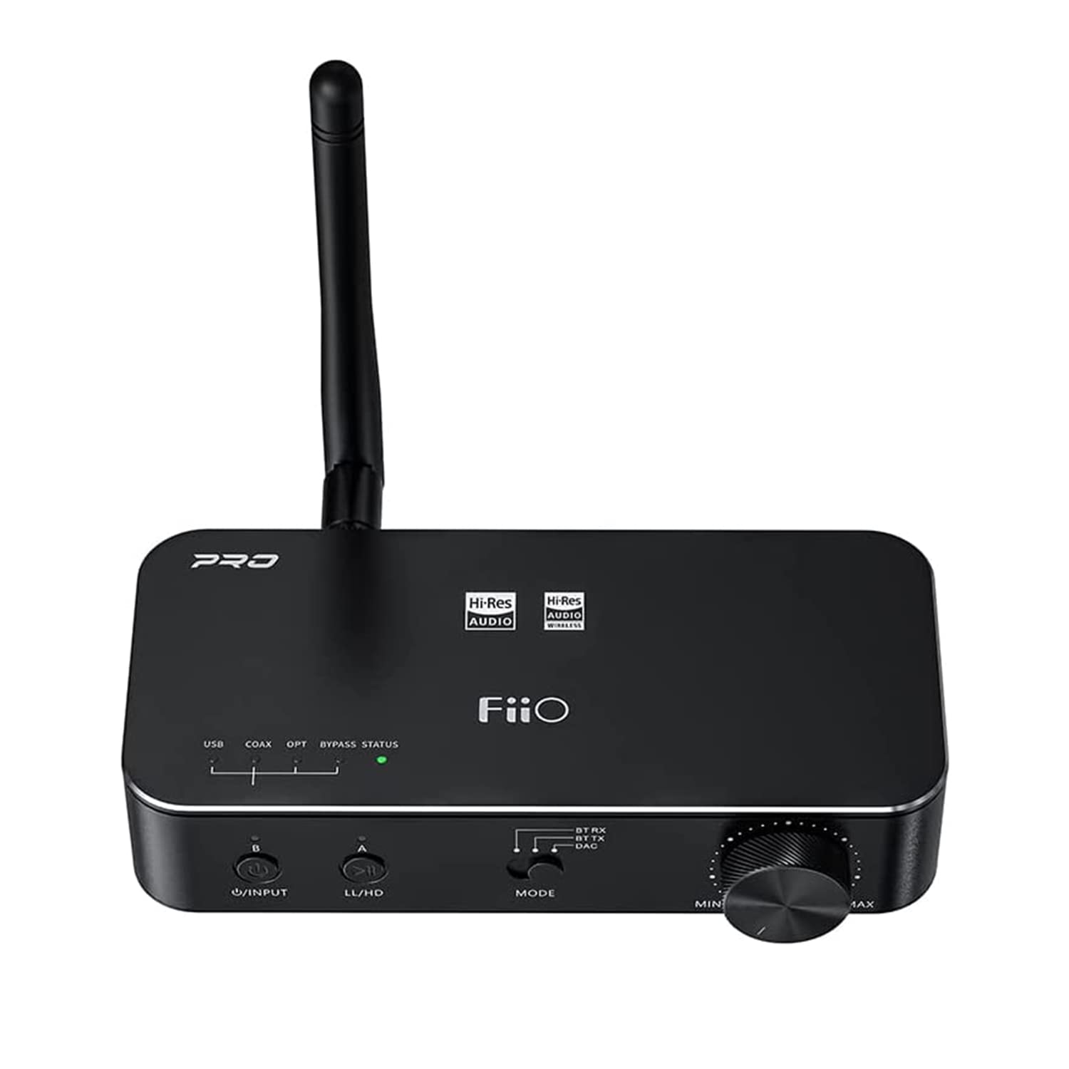 Fiio Bta30Pro Bluetooth Receiver Portable Transmitter Stereo Wireless High Resolution Aptx/Ldac Dsd256 Optical/Coaxial/Line Out For Pc/Tv/Speaker/Home Audio