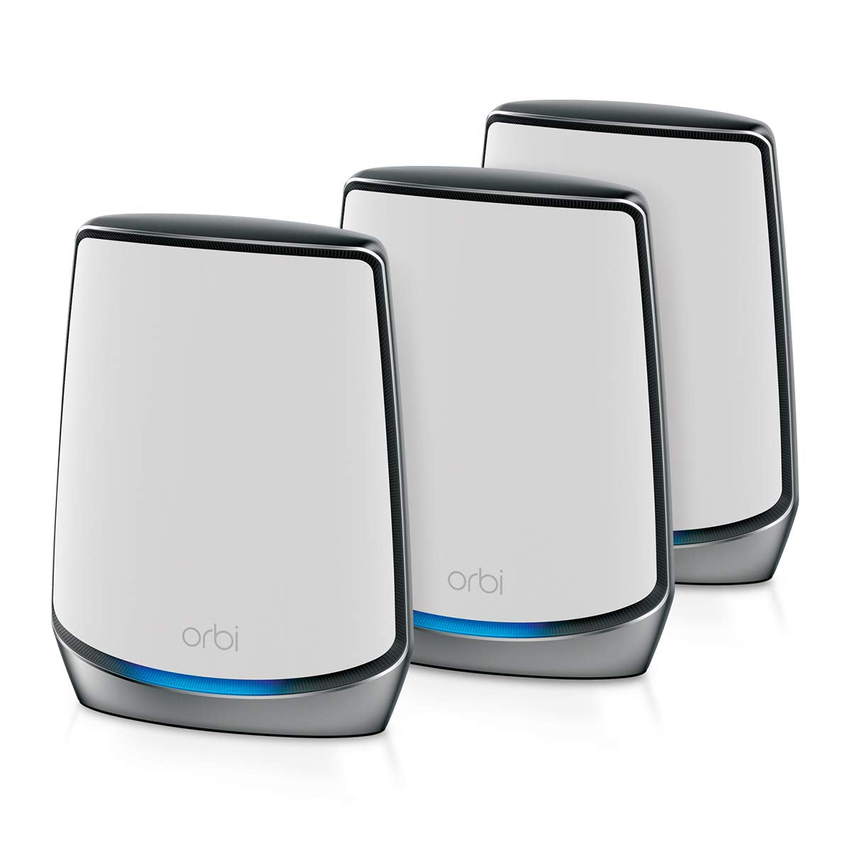 Netgear Orbi Whole Home Tri-Band Mesh Wi-Fi 6 System (Rbk853) - Router With 2 Satellite Extenders, Coverage Up To 7,500 Square F