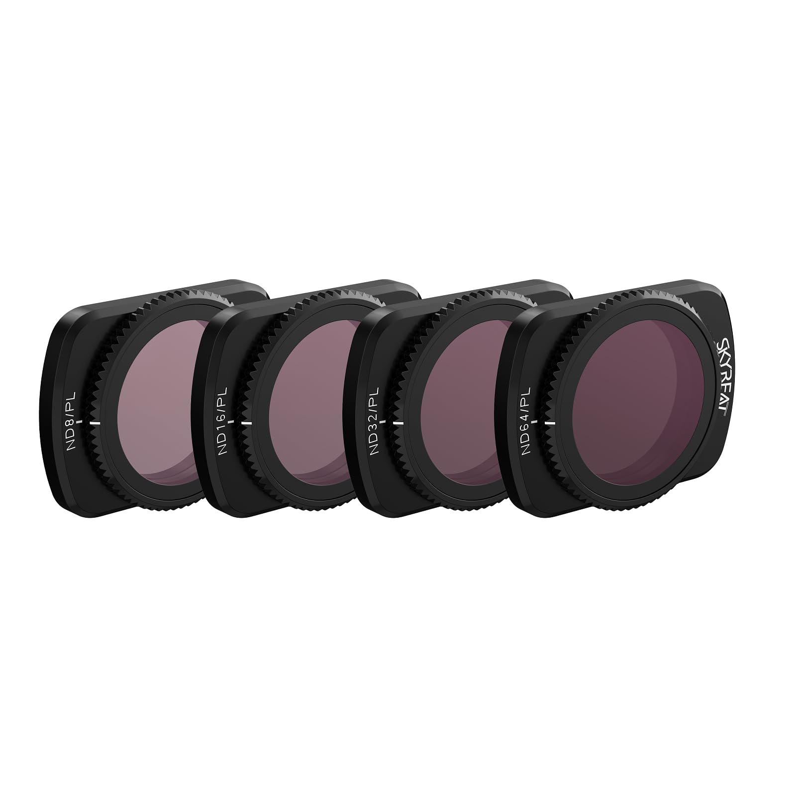 Skyreat Nd Polarized Filters Set For Dji Osmo Pocket 3 Creator Combo Accessories  4 Pack (Nd8/Pl,Nd16/Pl,Nd32/Pl,Nd64/Pl)