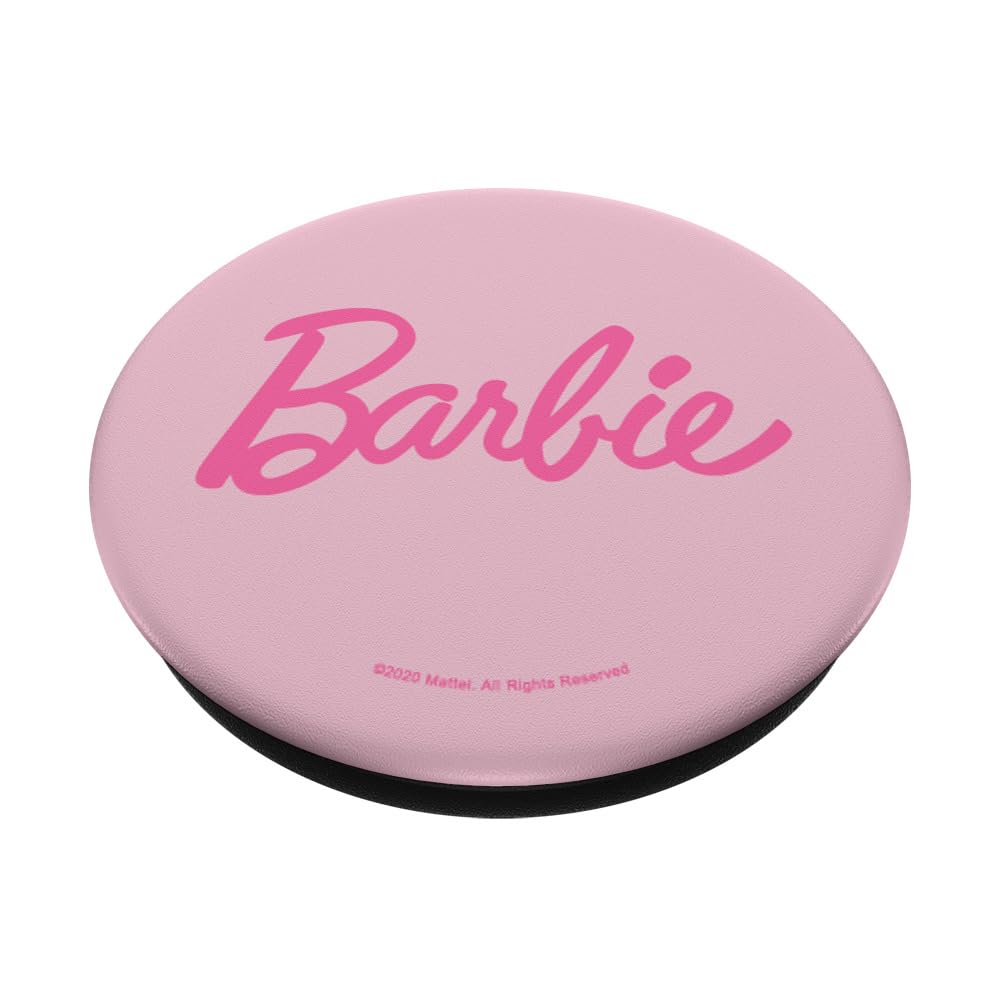 Barbie Classic Pink Logo Popsockets Adhesive Popgrip
