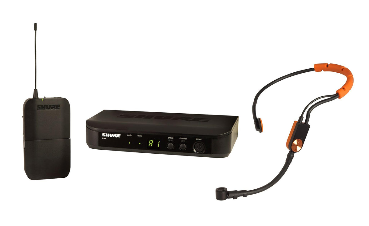 Shure Blx14/Sm31 Uhf Wireless Microphone System   Perfect For Fitness, Aerobics   14 Hour Battery Life, 300 Ft Range  Includes S