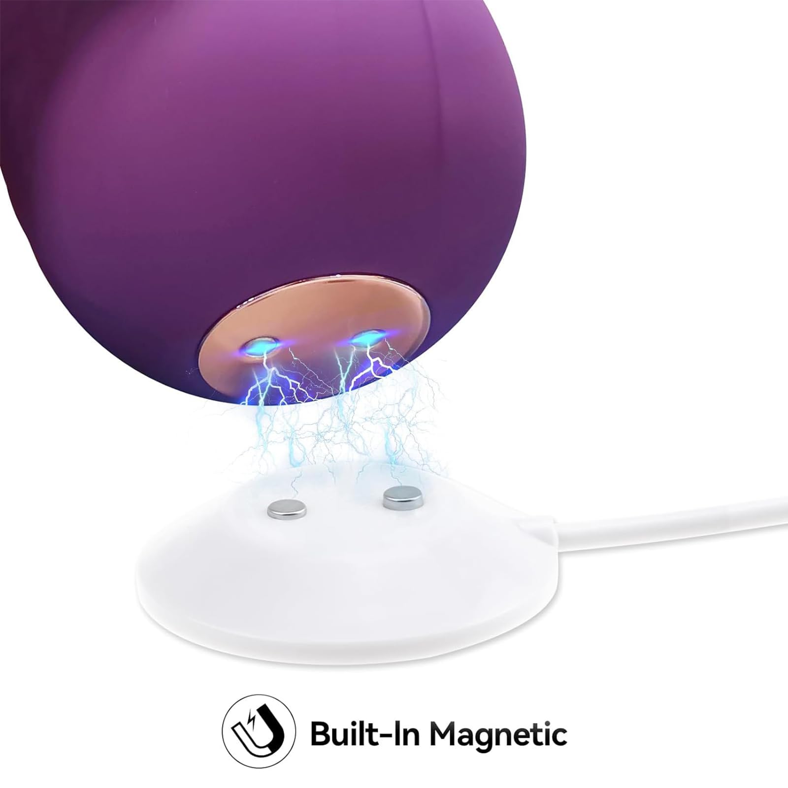 Fertile Rain Magnetic Rose Charger USB Cable, 2.7ft Replacement Cord, 12MM Nylon, Designed for Rose Only