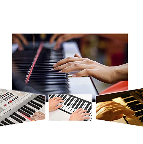 Piano Keyboard Stickers For 88/61/54/49 Key, Piano Keyboard Stickers For Kids Learning Piano, Transparent And Removable Piano Ke