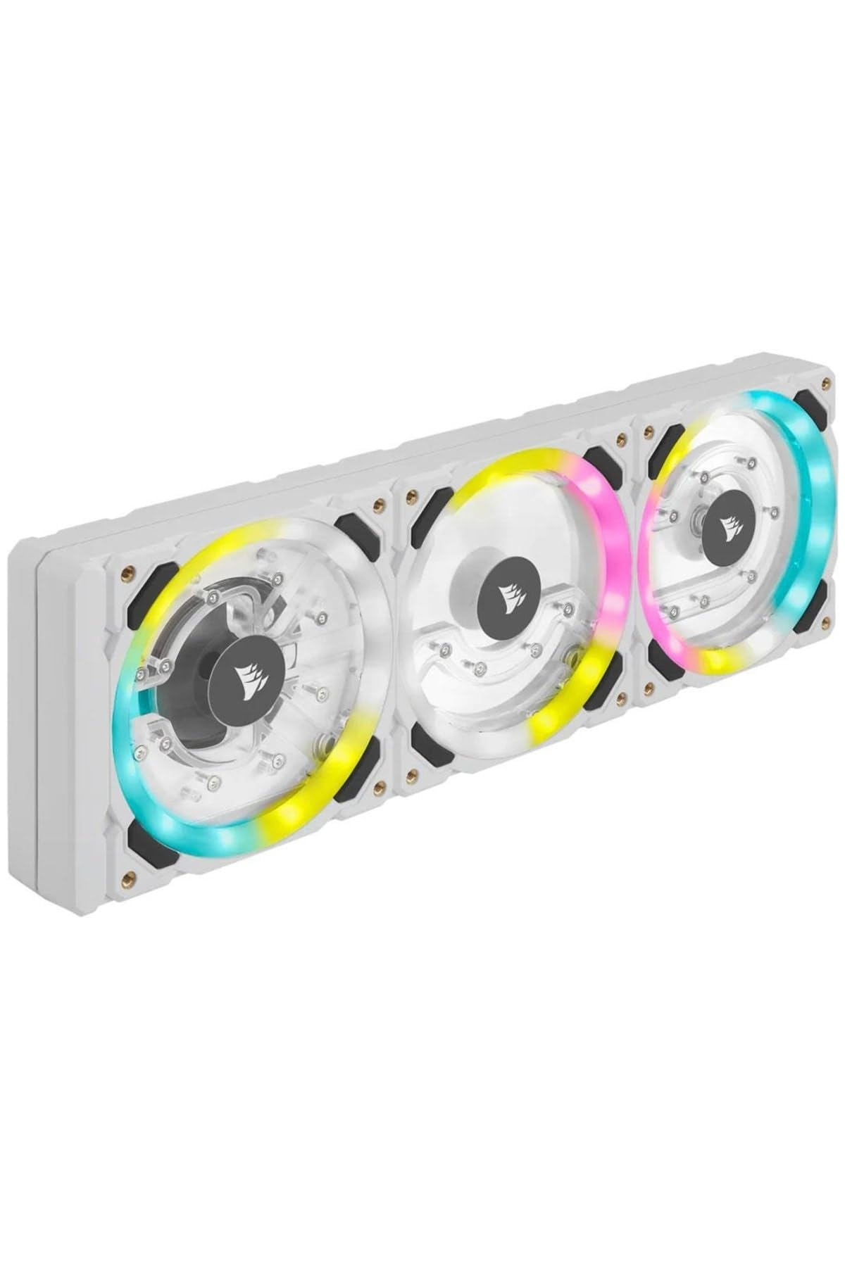 CORSAIR Hydro X Series XD7 RGB Pump/Reservoir Combo (360mm Distribution Plate System, D5 PWM Pump, 140 ml Reservoir, 36 Individu