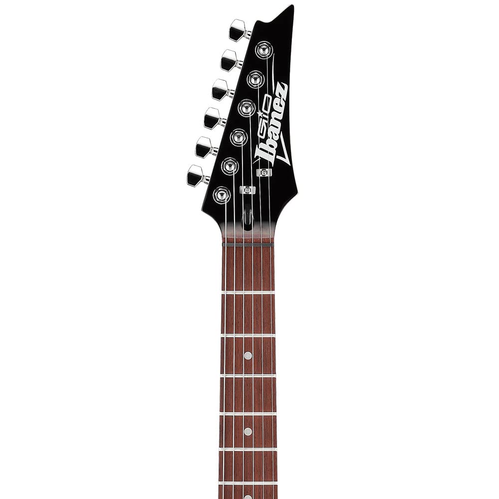 Ibanez 6 String Solid Body Electric Guitar, Right, Transparent Red Burst (Grx70Qatrb)