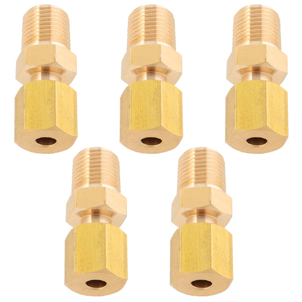 Ltwfitting Brass 3/16-Inch Od X 1/8-Inch Male Npt Compression Connector Fitting(Pack Of 500)
