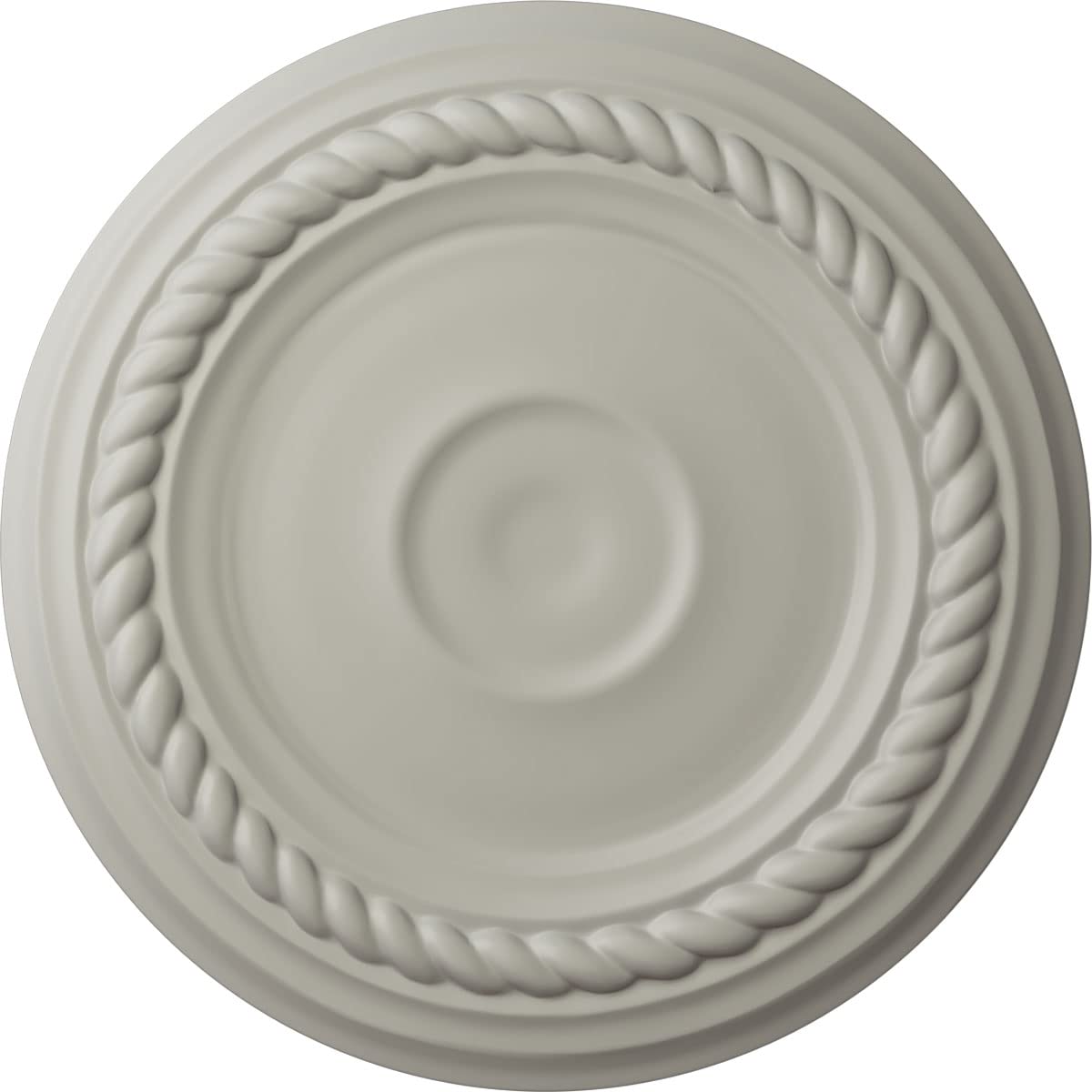 Ekena Millwork Small Alexandria Ceiling Medallion, Pot of Cream