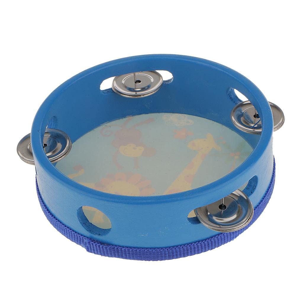Club BollywoodWood Tambourine Drum Bell Toy Kids Musical Percussion Instrument Toy Forest| Tambourines| Tambourines|Musical Inst