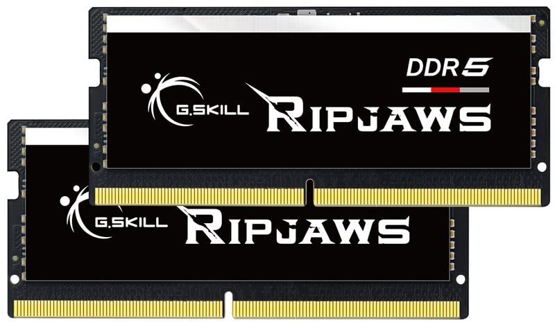 G.Skill Ripjaws Ddr5 So Dimm Series Ddr5 Ram 32Gb (2X16Gb) 4800Mt/S Cl40 39 39 76 1.10V Unbuffered Non Ecc Notebook/Laptop Memor