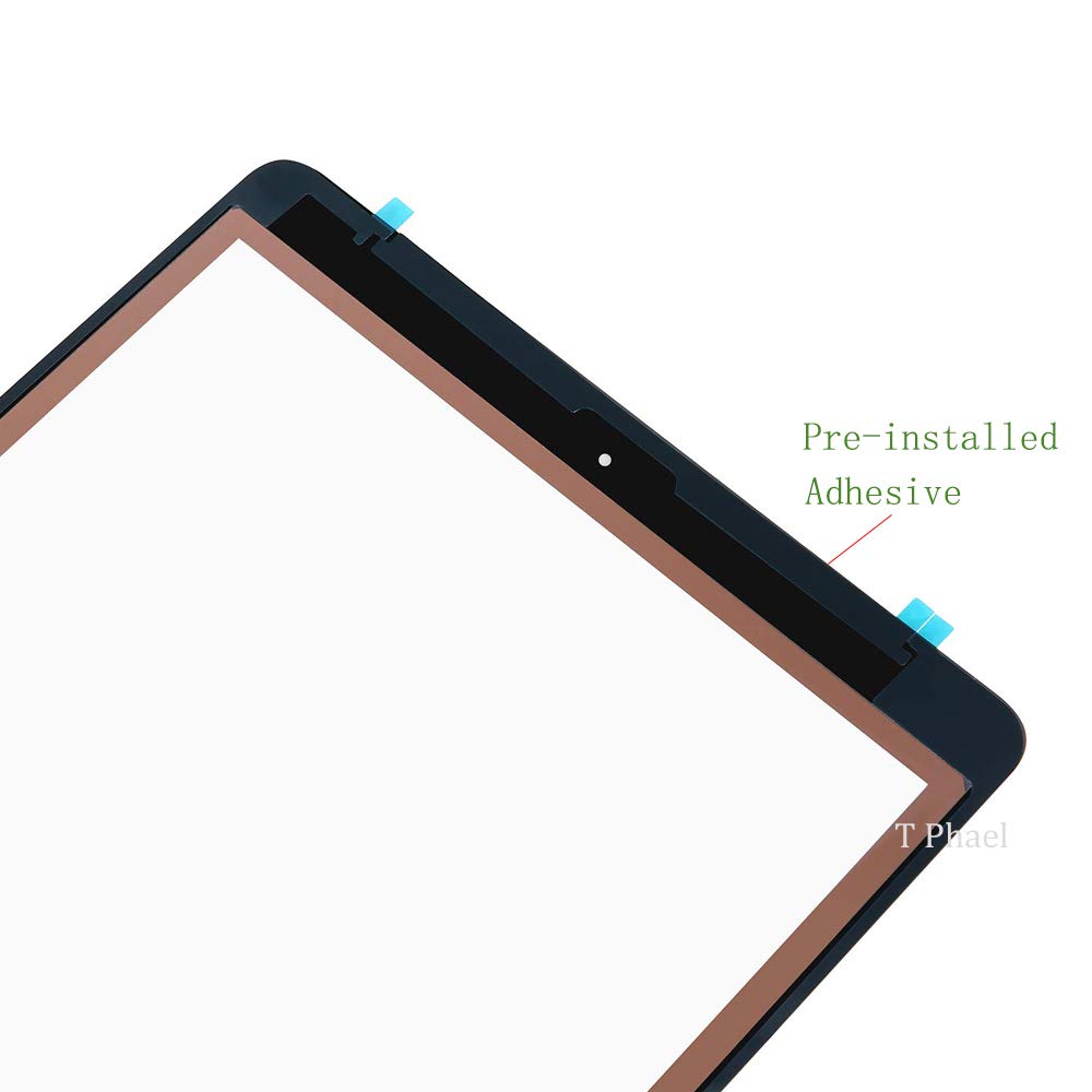 Black Touch Screen Digitizer Repair Kit For Ipad 9.7'' 2018 Ipad 6 6Th Gen A1893 A1954 Front Glass Replacement (Without Home But