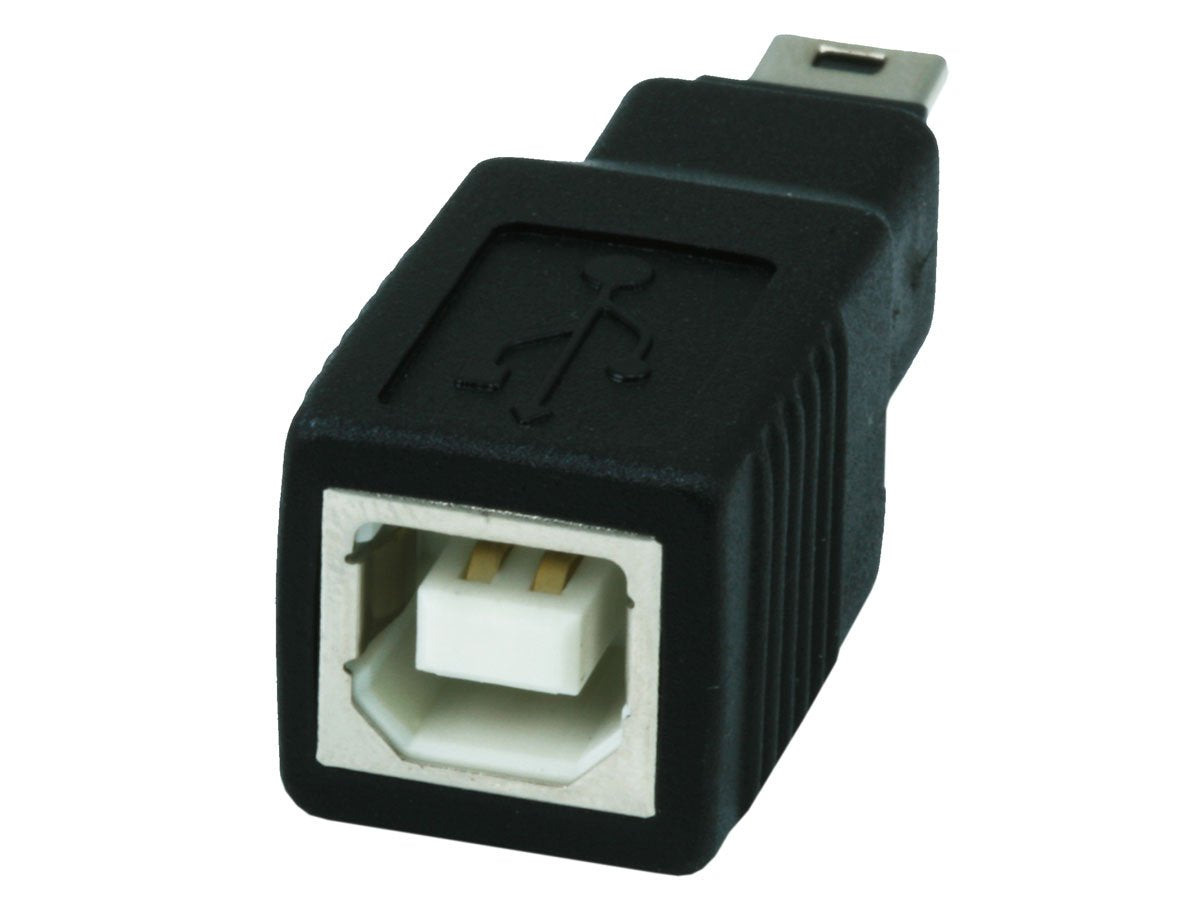 Monoprice Usb 2.0 B Female To Mini 5 Pin (B5) Male Adapter (104816)