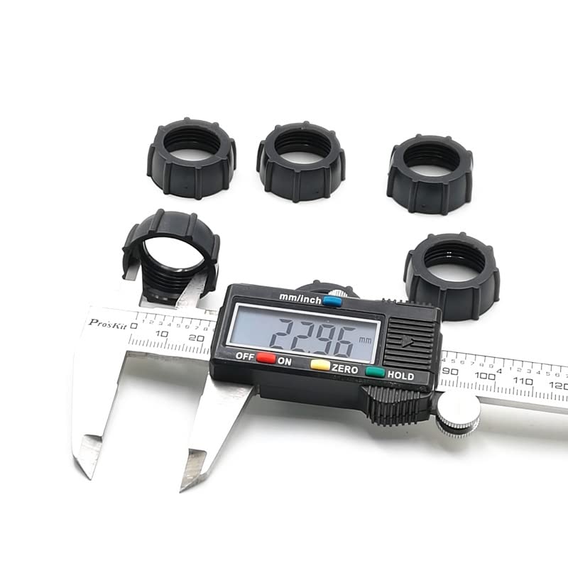 Vizgiz 6 Pack Tightening Nut For Replacement Car Mount Screw-On 17Mm Ball-Joint Fixed Adapter Head Bracket Holder Ring For Phone