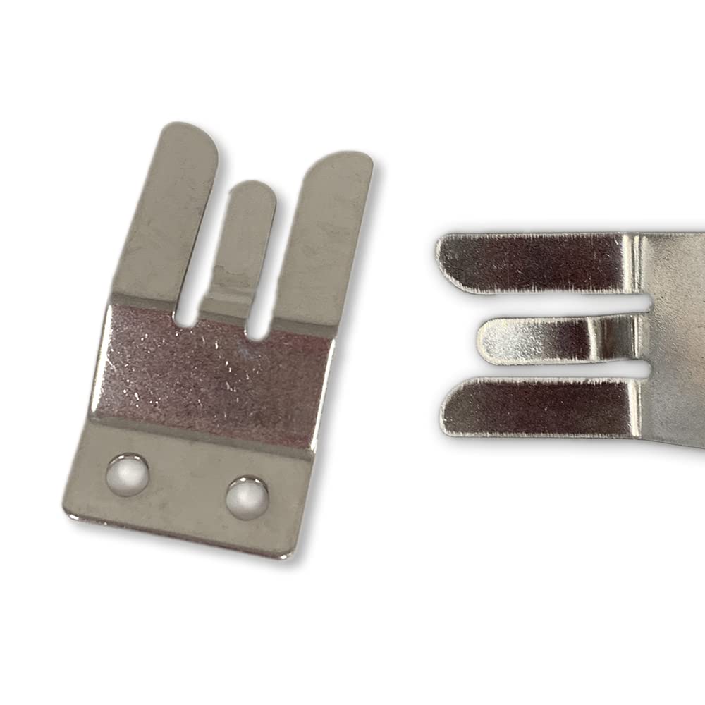 Boat Stainless Steel Cb/Ham Vhf Radio Microphone Clip Holder For Marine Jet Yacht Rv, 1 X 1-7/8, Compatible With Yaesu Mh-48 Ft8