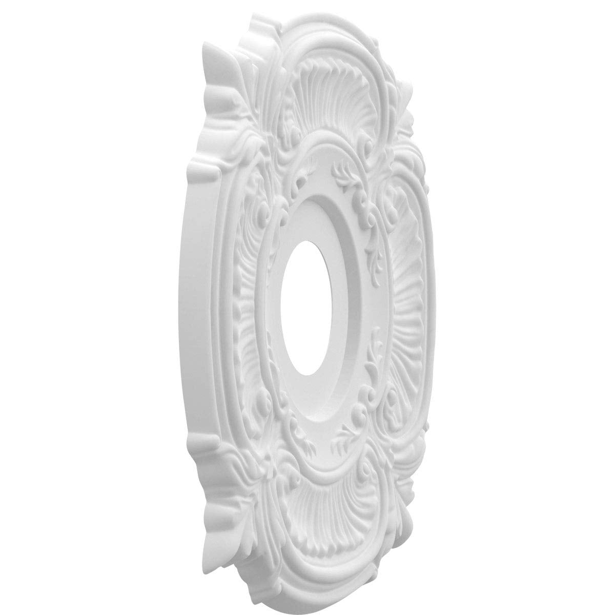 Ekena Millwork Cmp16At Attica Thermoformed Pvc Ceiling Medallion (Fits Canopies Up To 5 5/8), 16Od X 3 1/2Id X 1P