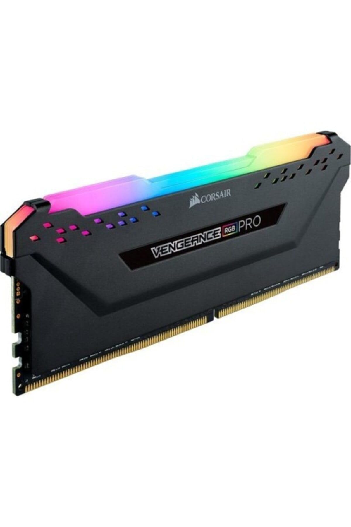 Corsair Vengeance RGB Pro 16GB (1x16GB) DDR4 3600 (PC4-28800) C18 Optimized for AMD Ryzen - Black (CMW16GX4M1Z3600C18)