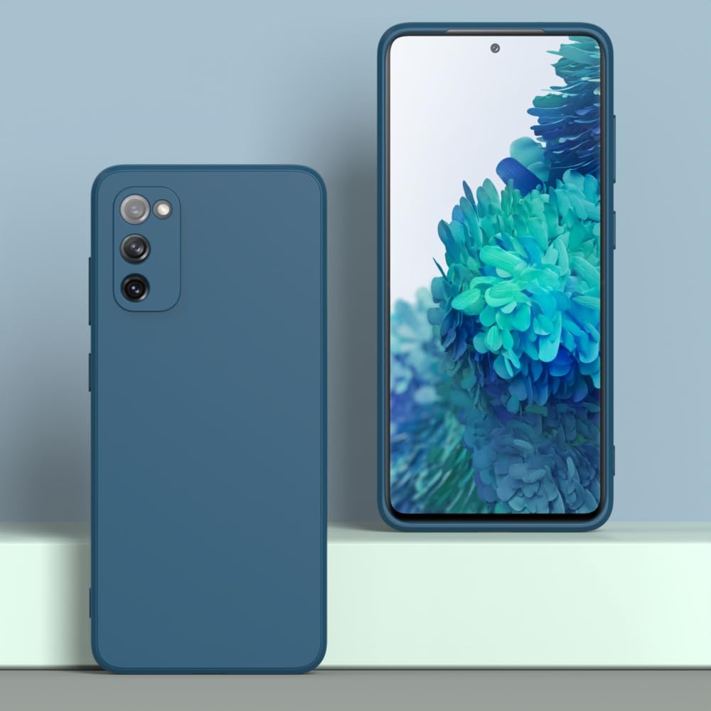 Wogroo For Samsung Galaxy S20 Fe Case Dark Blue, Scratch Resistant With Soft Touch, Slim Thin Phone Cover For Samsung Galaxy S20