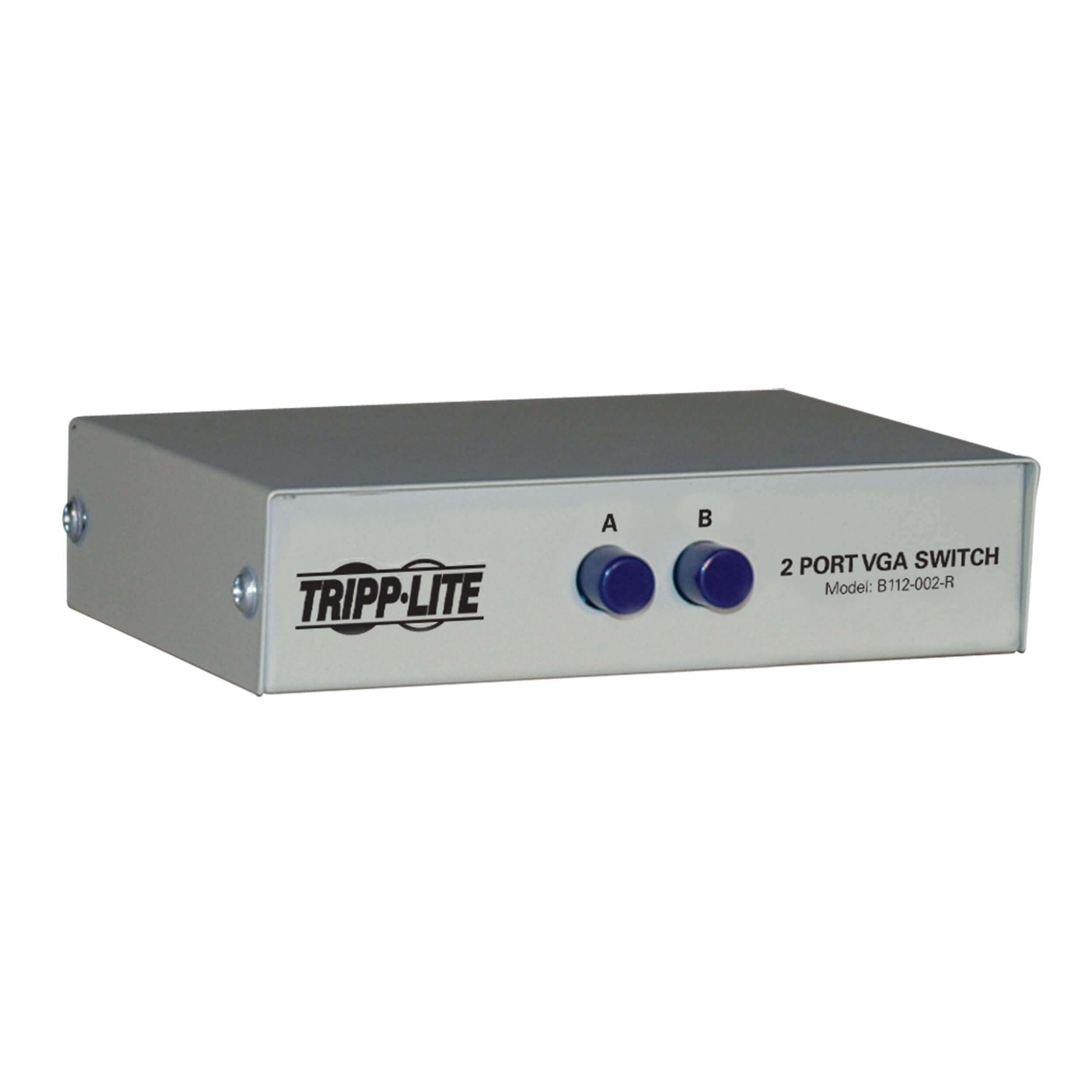 Eaton Tripp Lite Series 2-Port Manual Vga/Svga Video Switch (3X Hd15F) - Connect