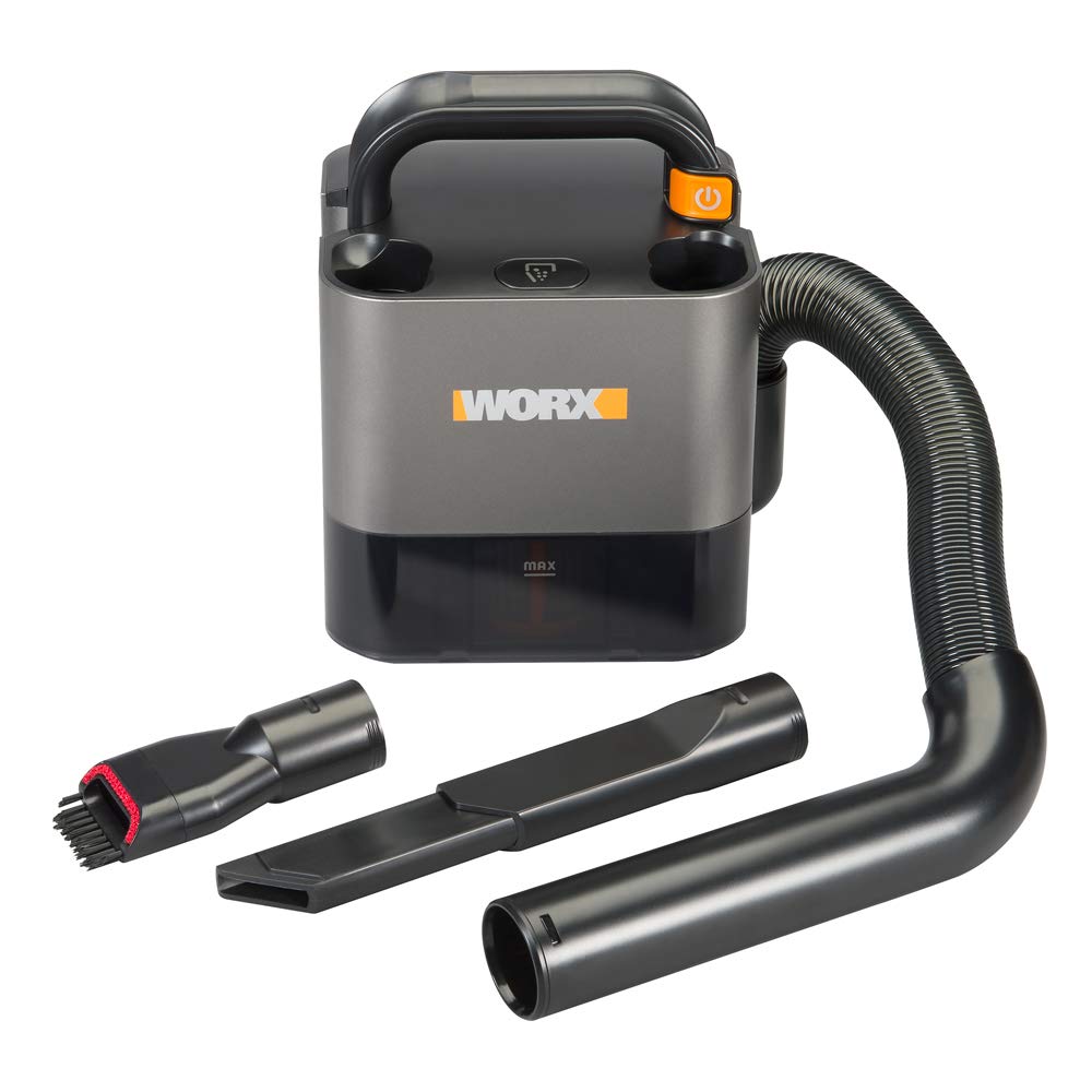 Worx Wx030L 20V Power Share Cordless Cube Vac Compact Vacuum, Black