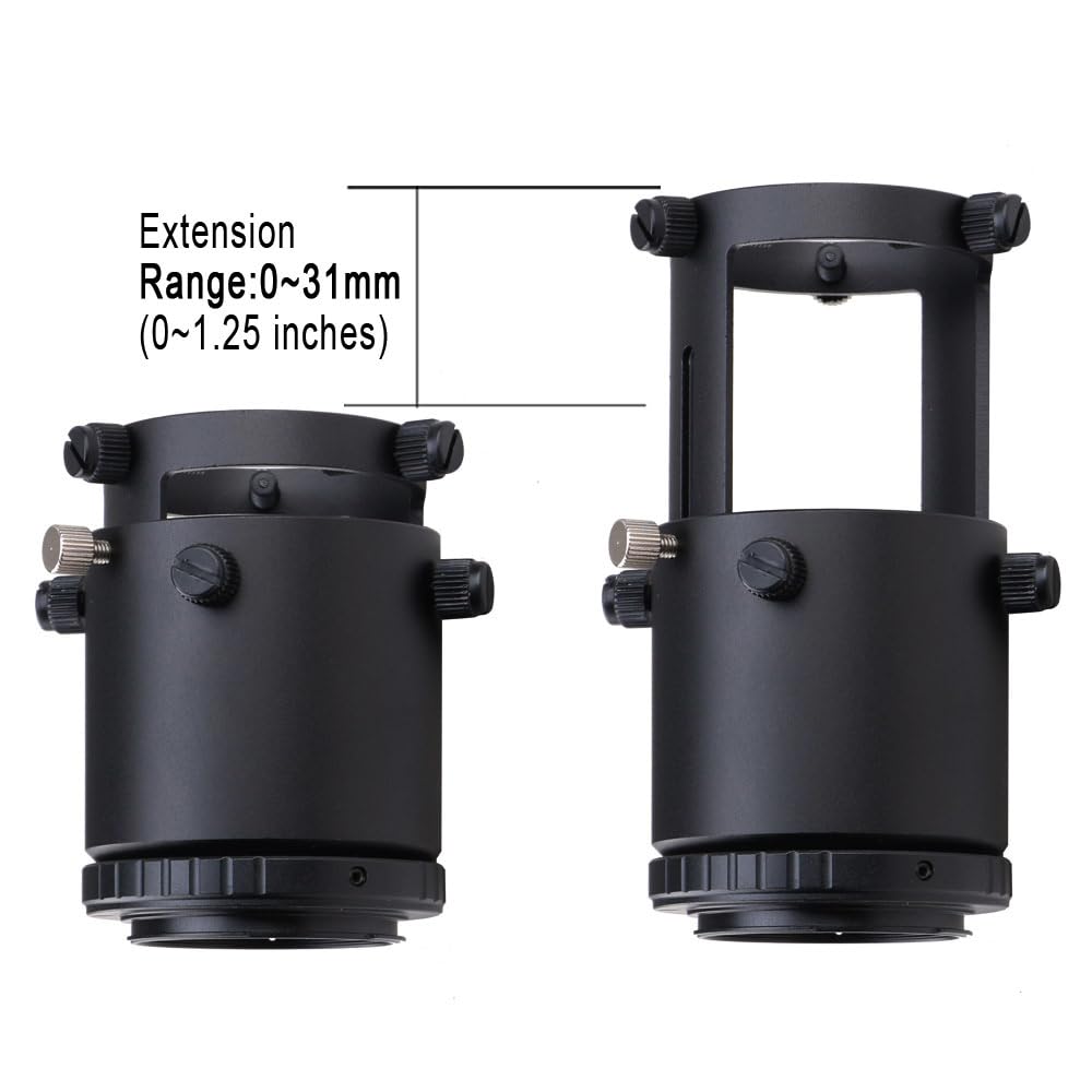Starboosa Adjustable Extension Spotting Scope Camera Adapter Mount   For Nikon Slr Cameras   Includes T Ring   Perfect For Birdi