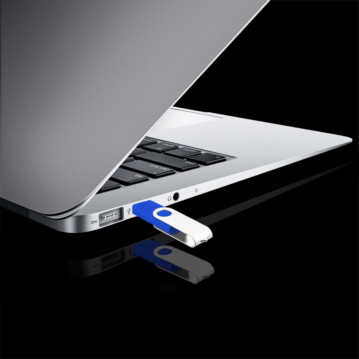 128Mb Bulk Flash Drives 50 Pack, Eastbull Usb 2.0 Flash Drives Pack Thumb Drives Bulk For Storage (Blue)