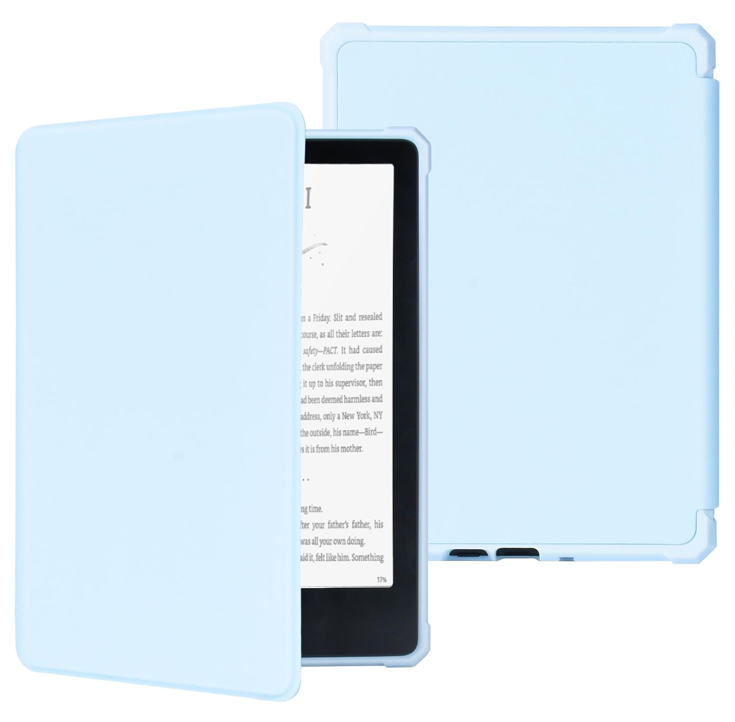 FUWANG Case for Kindle Paperwhite 12th Generation and Kindle Colorsoft Signature Edition 7 inch 2024 - Ultra Lightweight PU Leat