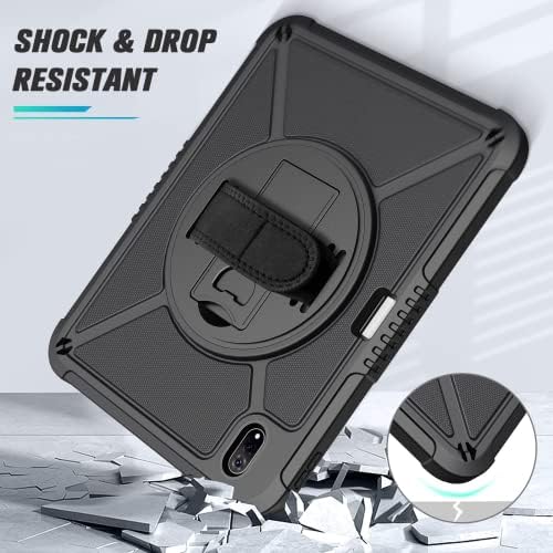 Ztotopcases For Ipad 10Th Generation Case 10.9 Inch With Screen Protector, Pen Holder, Handle Shoulder Strap,360 Rotating Stand