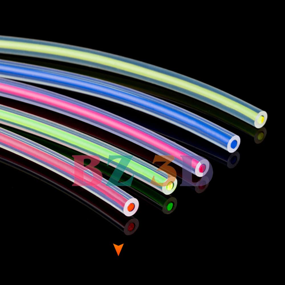 Bz 3D 3M Pfa Teflon Bowden Tube 260 Celsius High Temperature Transparent Ptfe Tubing 2 X 4Mm For 1.75Mm Filament For Ender 3 Cr